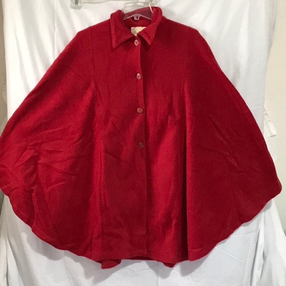 Vintage Lilly of California Fleece Cape new with tags - Picture 1 of 10